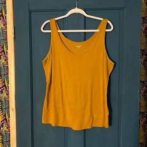 Mustard yellow old navy tank top